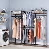 Tribesigns Garment Rack, Free Standing Closet Organizer with Shelves and Hanging Rod, Large Metal Clothing Rack for Hallway, Bedroom - 4 of 4