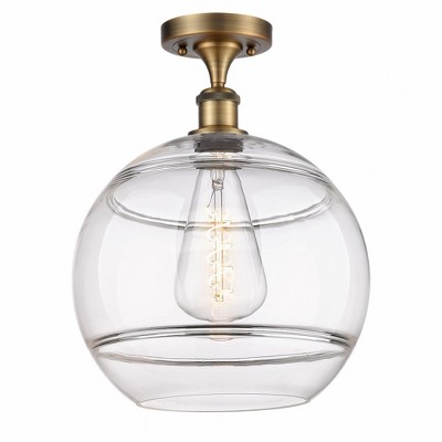 Rochester - 1 Light Semi-Flush Mount In Industrial Style-14.63 Inches Tall and 12 Inches Wide