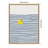 Amanti Art Yellow Duck Afloat by Little Dean Framed Canvas Wall Art - 3 of 4