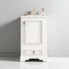 20" Modern Bathroom Vanity with Ceramic Sink, Drawer, Soft-Close Door, Adjustable Shelf, Freestanding - 4 of 4