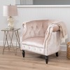 GDFStudio Justus Contemporary Tufted Upholstered Club Chair - 2 of 4