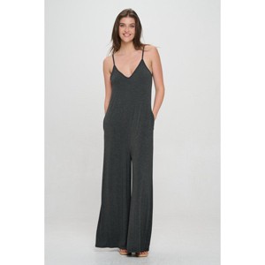 WEST K Women's Alaiya Knit V-Neck Strappy Jumpsuit with Pockets - 1 of 3