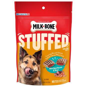 Milk-Bone Stuffed Bacon and Beef Dog Treats - 10oz