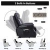 Bestier Genuine Leather Power Lift Recliner Chair with USB Port, Luxury Rocker Glider Recliners Sofa with Massage for Living Room Bedroom Home Theater - 4 of 4