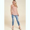 VENUS Womens Tie Detail Casual Top - 3 of 4