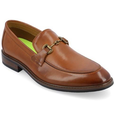 Vance Co. Mens Rupert Tru Comfort Foam Slip-on Bit Loafer, Cognac 11 ...