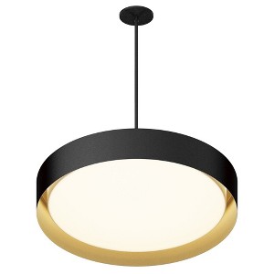 ET2 Lighting Echo 1 - Light Pendant in  Black/Gold - 1 of 3