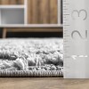 Nuloom Dottie Moroccan 4x6 Shag Indoor Area Rug for Living Room Bedroom Dining Room Nursery Kitchen, Grey/Ivory - 3 of 4