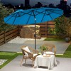 Outsunny 9.5' Double-sided Patio Umbrella with 3 Air Vents, Tilt and Crank, Outdoor Umbrella - 2 of 4