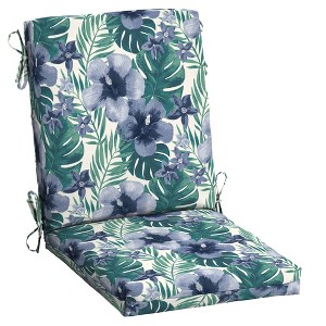 Arden 44"x20" Outdoor High Back Dining Chair Cushion - 1 of 4