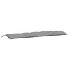 vidaXL Garden Bench Cushions 2pcs Gray 70.9"x19.7"x2.8" Oxford Fabric - 3 of 4