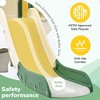 7 In 1 Kids Slide Playset, Freestanding Spaceship Climber Playground With Slide, Arch Tunnel, Ring Toss,Toy Storage Organizer - 4 of 4