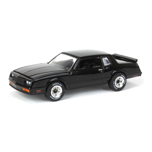 1/64 1985 Chevrolet Monte Carlo SS, Black, Midwest Diecast Greenlight  51566-B