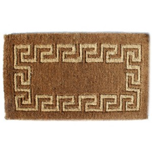 Imports Decor Coir Doormat, Greek Key, 36-Inch by 60-Inch - 1 of 1