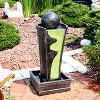 Sunnydaze 39"H Electric Polyresin Art Deco Modern Rippling Stream Outdoor Water Fountain - 4 of 4