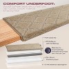 MBIGM Bullnose Non-Slip Stair Treads, 9.5" x 30" Wooden Steps Protection - TPU Backing & Steel Reinforcement - Anti-Slip - 4 of 4