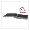 Universal Slant D-Ring View Binder, 3 Rings, 1" Capacity, 11 x 8.5, Black, 12/Carton - 4 of 4