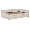 TiramisuBest Full Size Upholstered L-Shaped Upholstered Daybed with Twin Size Pop Up Trundle and USB ports - 4 of 4
