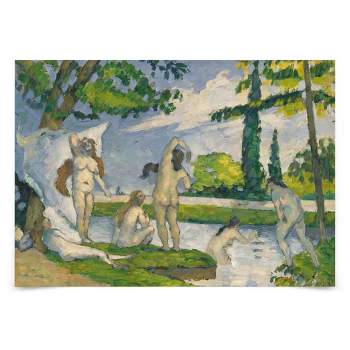 Americanflat Poster Bathers by Paul Cezanne