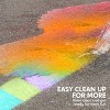 Joyfy 72 Pcs Washable Sidewalk Chalk Set, 18 Vibrant Colors, Including Tie-Dye, Glitter & Neon Colors – School Supplies & Ideal Gift for Kids Age 3+ - 3 of 4