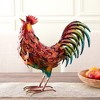 Farmlyn Creek Metal Rooster for The Yard, Decorative Statue for Yard Decor, Garden, Porch, Indoor and Outdoor, 15 x 16 x 6 In - 2 of 4