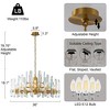 36inch Large Crystal Chandelier K9 Chandeliers - 4 of 4