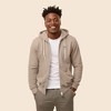 Dalix Astronaut Embroidered Hoodie Fleece Sweatshirt Zip Front Mens - 3 of 4