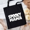 City Creek Prints Spooky Mama Canvas Tote Bag - 15x16 - Black - 2 of 2