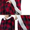 PAVILIA Angel Wrap Hooded Blanket for Women Adult, Wearable Cozy Wrap Throw Fleece Shawl Cape - 4 of 4