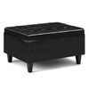 NicBex Faux Leather Storage Ottoman Bench,Storage Ottoman with Tufted Diamond Detail,Modern Storage Bench for Living Room,Bedroom - 4 of 4