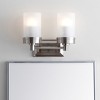 Kylan Two Light Sconce - Nickel - Safavieh - image 4 of 4