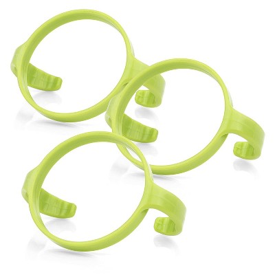 Image of Botabee Baby Bottle Handle Grip for Comotomo Silicone Bottles for 5 oz & 8 oz, 3 Pack, Green