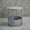 LEDREM Small Side Table with Storage Round End Tables Living Room Side Tables for Small Spaces Bedroom - 4 of 4