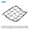 Unique Bargains Rubber Rope Cover Cargo Luggage Tie-Down Net with 6 Hooks 2 Pcs - 3 of 4