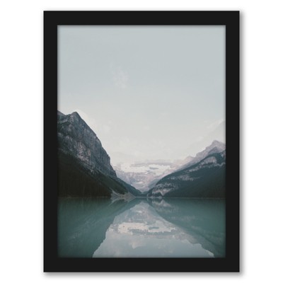 Americanflat Landscape Mountain By Tanya Shumkina Black Frame Wall Art ...