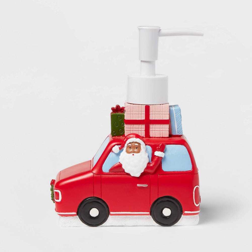 Santa Car Christmas Soap Pump - Wondershop