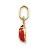 Black Bow Jewelry 14k Yellow Gold 3D Red Enameled Ladybug Charm, 7mm - 2 of 4