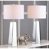 Janice Table Lamp (Set of 2) - 31.5 Inch Height - LIT4397 - Clear/Off White - Safavieh - 3 of 4