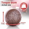 Pyle 8" Steel Tongue Percussion Drum - PHDRUM84, Compact & Portable with Travel Bag - 2 of 4