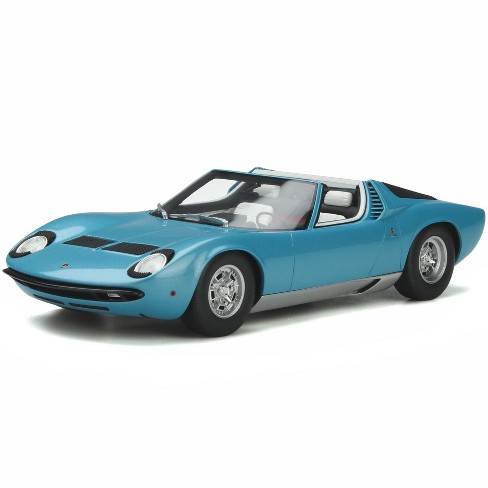 1968 Lamborghini Miura Roadster Light Blue Metallic Limited