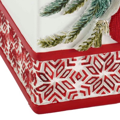 Festive Christmas Gnomes Resin Tissue Box Cover