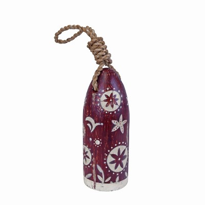 Beachcombers 17" Wood Red Holiday Buoy