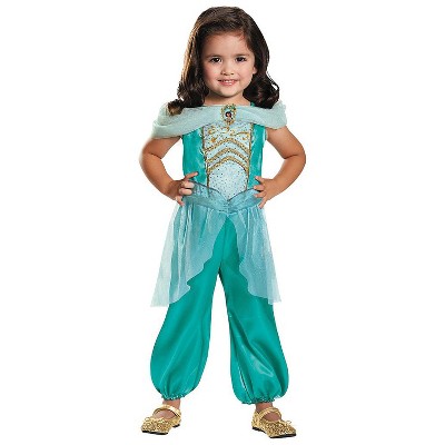 Disney Adult Jasmine Costume, Disney's Aladdin Officially Licensed Jasmine  Halloween Costume for Women