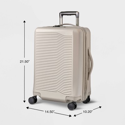 Signature Hardside Carry On Spinner Suitcase Matte Atmosphere - Open Story™