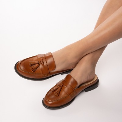 Journee Women's Azura Tassel Mule Loafer