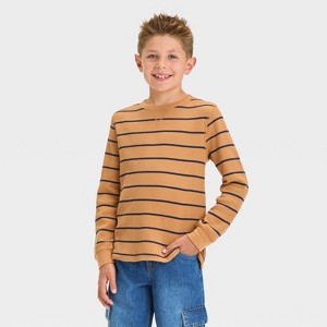 Boys' Long Sleeve Thermal T-Shirt - Cat & Jack™ - 1 of 3