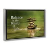 Stupell Industries Balance Is Beauty Floating Frame Canvas Art - 2 of 4