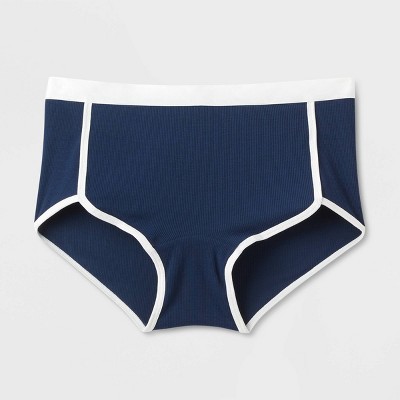 Women's Ribbed Boy Shorts - Auden™ : Target