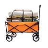 Whisen Collapsible Foldable Wagon Cart with Strapping System, Beach Wagon, Supports 360lbs All-Terrain Wheels - 2 of 4
