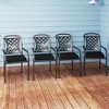 Costway Outdoor Chair Cushion Set of 2/4/6 Waterproof Fade-Resistant Olefin Seat Cushions Brown/Navy/Gray/Black - 4 of 4